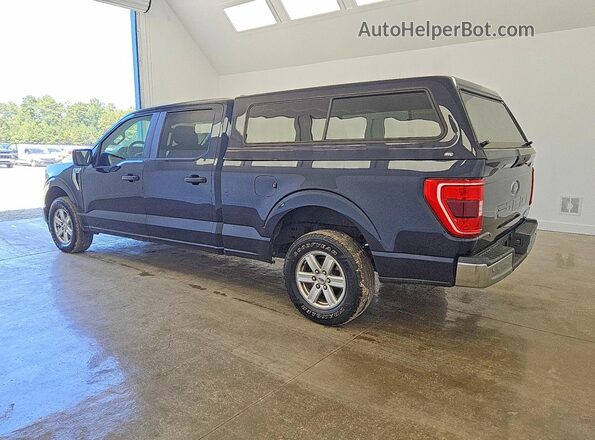 1FTEW1CP7MKF05210 2021 FORD F150 Blue Trasero izquierdo