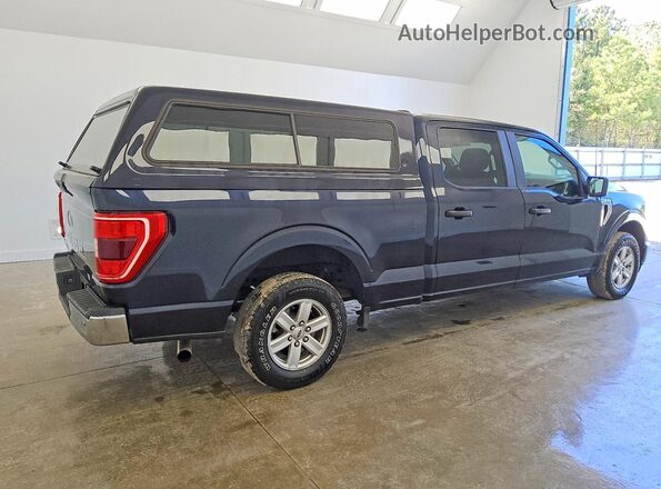 1FTEW1CP7MKF05210 2021 FORD F150 Blue Trasero derecho