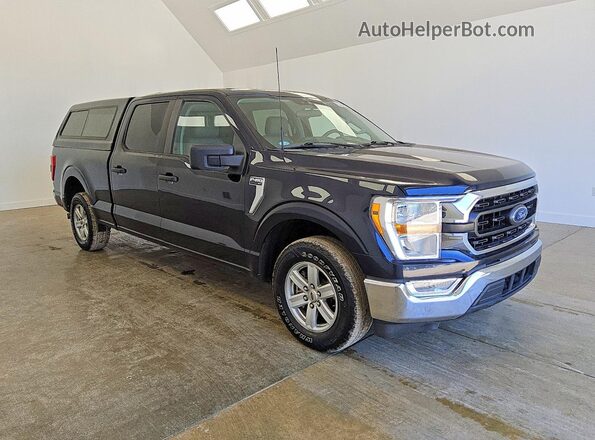 1FTEW1CP7MKF05210 2021 FORD F150 Blue Delantero derecho