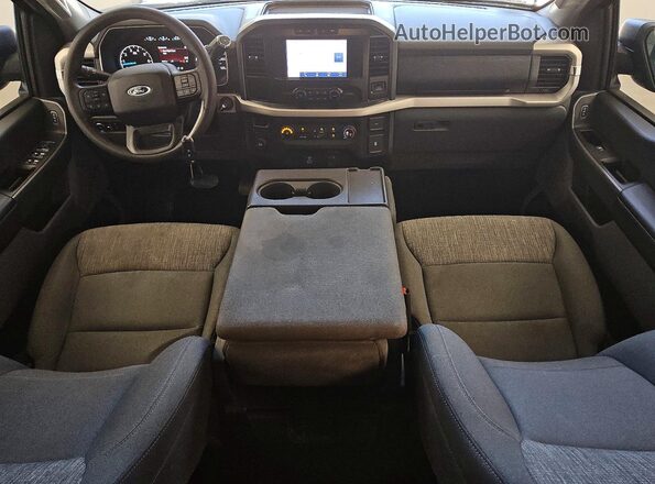 1FTEW1CP7MKF05210 2021 FORD F150 Blue Vista del salpicadero