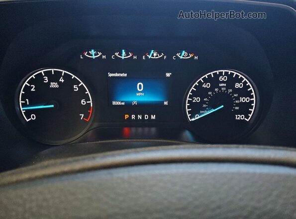 1FTEW1CP7MKF05210 2021 FORD F150 Blue Vista del cuadro de instrumentos