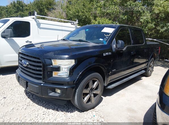 1FTEW1CP8GKD14965 2016 FORD F150 Black Vista tres cuartos delantera izquierda