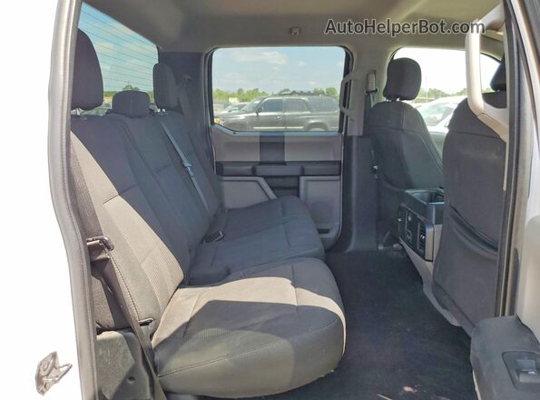 1FTEW1CP8HKC70502 2017 FORD F150 White Rear seats view