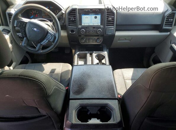 1FTEW1CP8HKC70502 2017 FORD F150 White Dashboard view