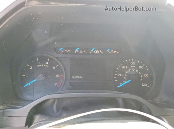 1FTEW1CP8HKC70502 2017 FORD F150 White Instrument cluster view