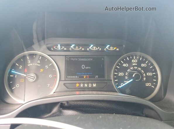 1FTEW1CP9KFB59277 2019 FORD F150 Red ხელსაწყოთა პანელის ხედი