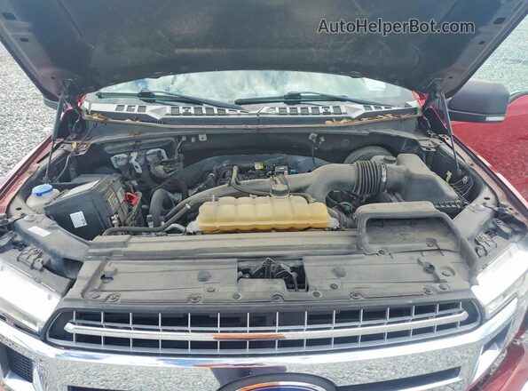 1FTEW1CP9KFB59277 2019 FORD F150 Red უკანა სალონის ხედი