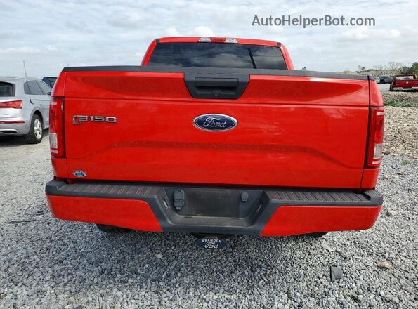 1FTEW1CPXHKE06063 2017 FORD F150 Red Вид ззаду