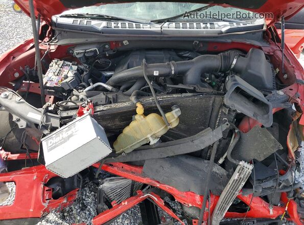 1FTEW1CPXHKE06063 2017 FORD F150 Red Вид задньої частини салону