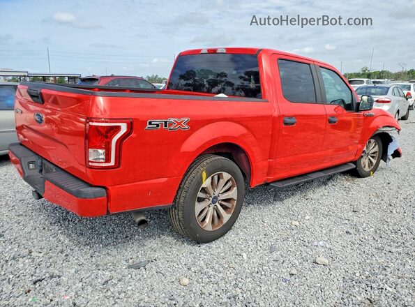 1FTEW1CPXHKE06063 2017 FORD F150 Red Задня права чверть