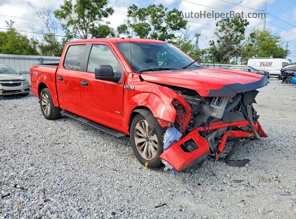 1FTEW1CPXHKE06063 2017 FORD F150 Red Передня права чверть