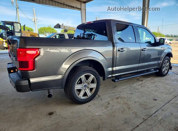 1FTEW1CPXJFC86375 2018 FORD F150 Gray Задня права чверть