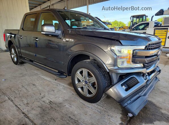 1FTEW1CPXJFC86375 2018 FORD F150 Gray Передня права чверть
