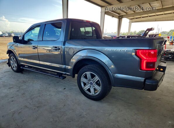 1FTEW1CPXJFC86375 2018 FORD F150 Gray Задня ліва чверть