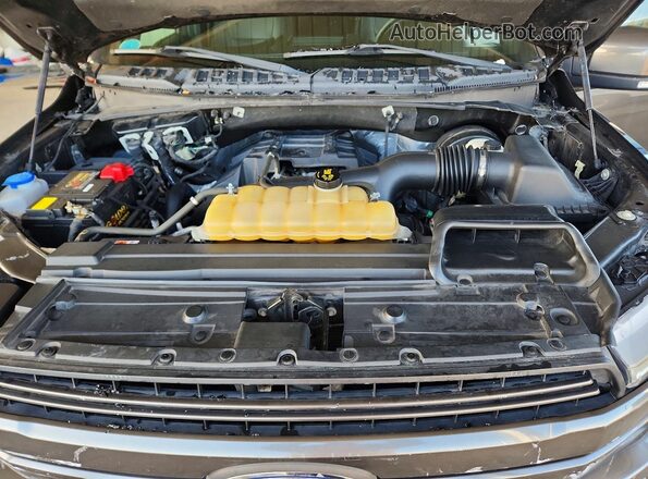 1FTEW1CPXJFC86375 2018 FORD F150 Gray Вид задньої частини салону