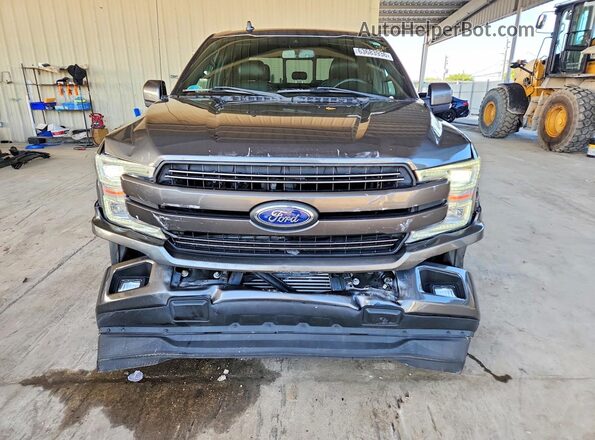 1FTEW1CPXJFC86375 2018 FORD F150 Gray Вид спереду