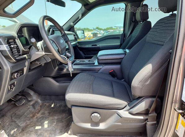 1FTEW1CPXMKE73482 2021 FORD F150 Gray Vista interior delantera