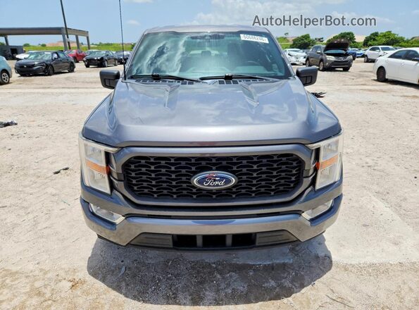 1FTEW1CPXMKE73482 2021 FORD F150 Gray Vista frontal