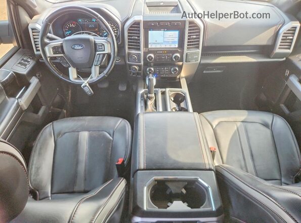 1FTEW1E41KFA70533 2019 FORD F150 Серебряный Вид панели приборов