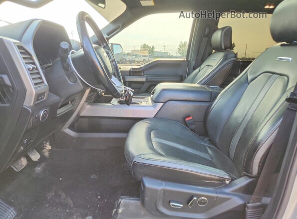 1FTEW1E41KFA70533 2019 FORD F150 Серебряный Вид салона спереди