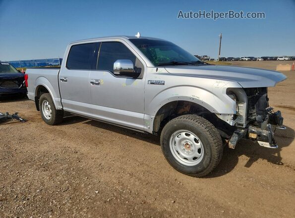 1FTEW1E41KFA70533 2019 FORD F150 Серебряный Передняя правая четверть