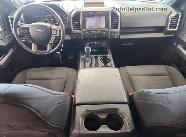 1FTEW1E41LKE94416 2020 FORD F150 Black Вид панелі приладів