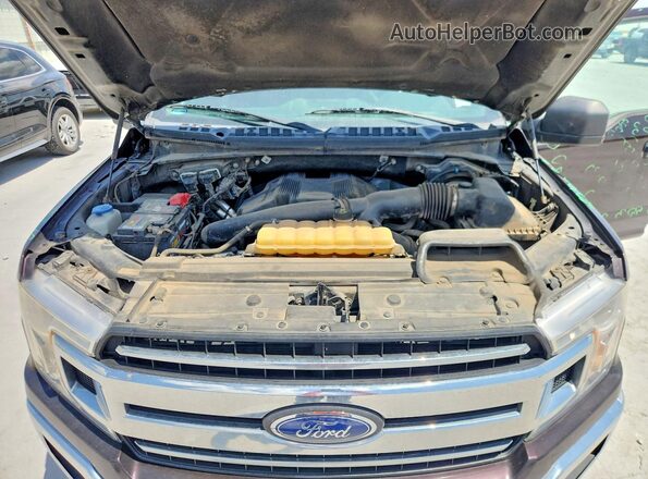 1FTEW1E42KKC88133 2019 FORD F150 Black Rear interior view