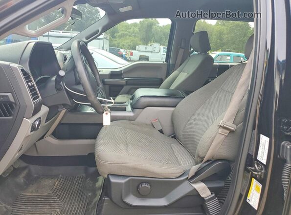1FTEW1E44LFA96822 2020 FORD F150 Black Widok wnętrza z przodu