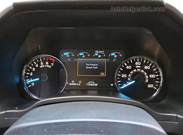 1FTEW1E45KFD09341 2019 FORD F150 Black Սարքավորումների վահանակի տեսք