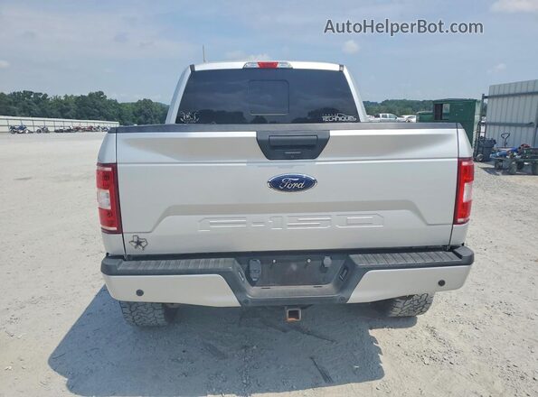 1FTEW1E45KKD80594 2019 FORD F150 Silver Widok z tyłu