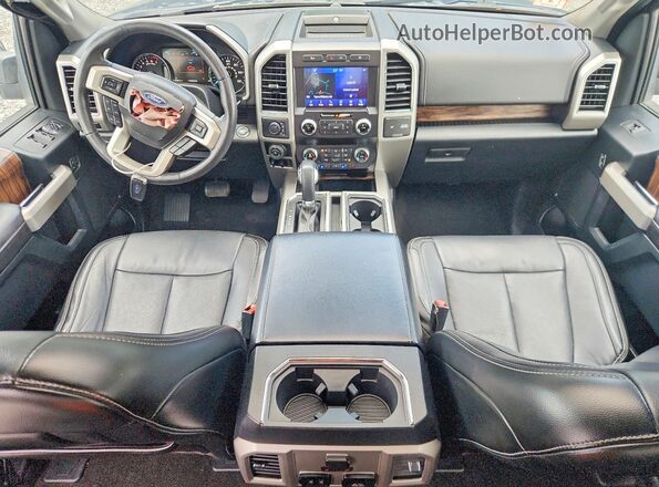 1FTEW1E48KFD47775 2019 FORD F150 Blue Widok deski rozdzielczej