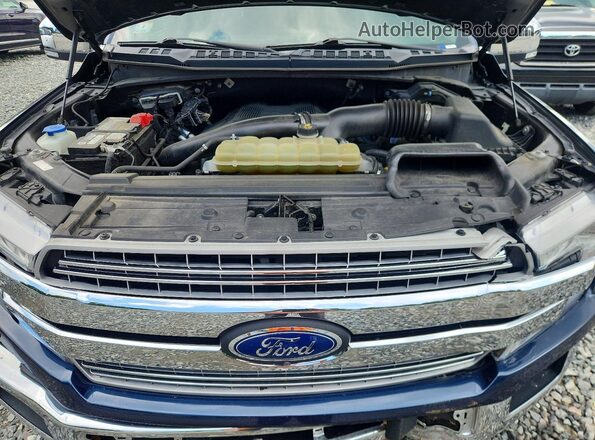 1FTEW1E48KFD47775 2019 FORD F150 Blue Widok wnętrza z tyłu