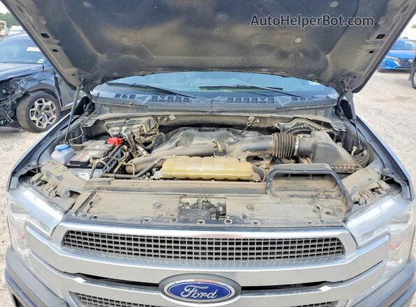 1FTEW1E48LFC04469 2020 FORD F150 Gray Вид підкапотного простору