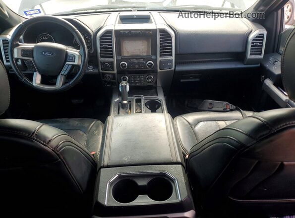 1FTEW1E48LFC04469 2020 FORD F150 Gray Вид панелі приладів