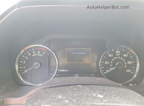 1FTEW1E48LFC04469 2020 FORD F150 Gray Вид щитка приладів
