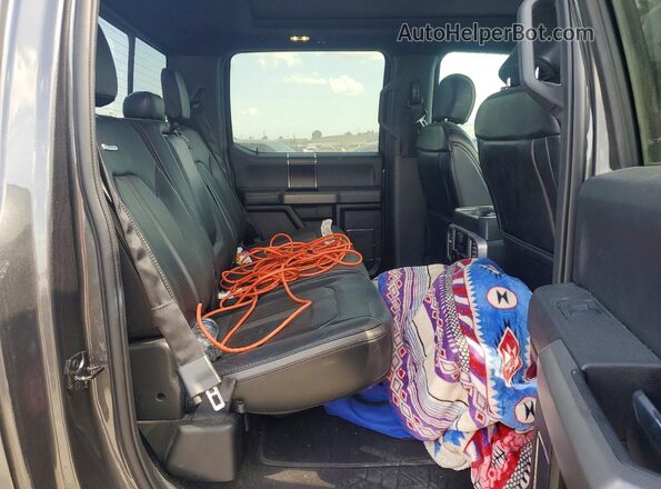 1FTEW1E48LFC04469 2020 FORD F150 Gray Вид задньої частини салону