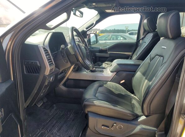1FTEW1E48LFC04469 2020 FORD F150 Gray Вид салону спереду