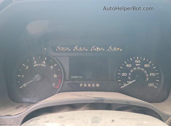 1FTEW1E48LFC47337 2020 FORD F150 White Вид щитка приладів