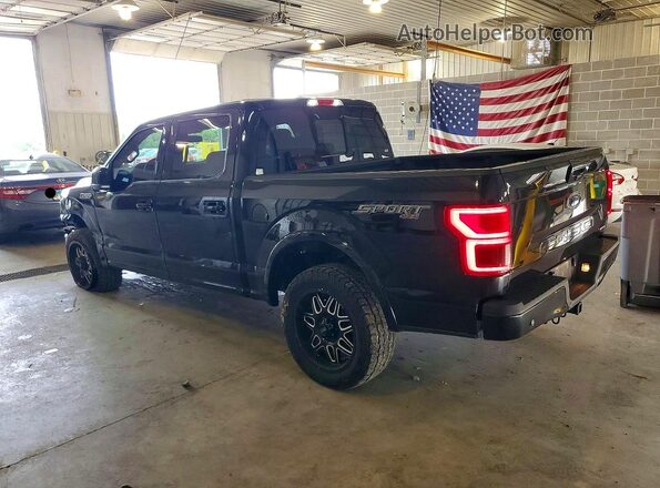 1FTEW1E4XKFC50366 2019 FORD F150 Black Задня ліва чверть