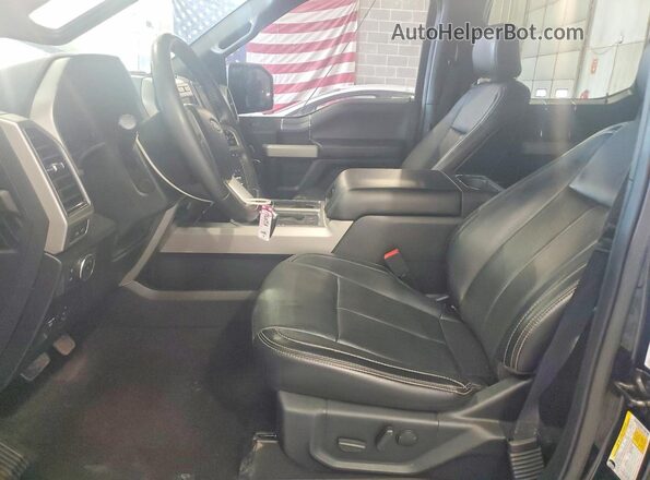 1FTEW1E4XKFC50366 2019 FORD F150 Black Вид салону спереду
