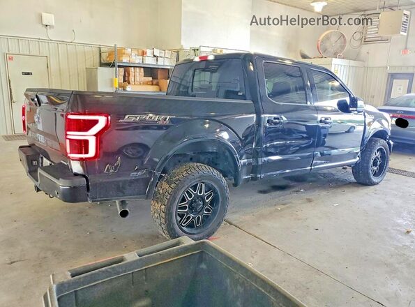 1FTEW1E4XKFC50366 2019 FORD F150 Black Задня права чверть