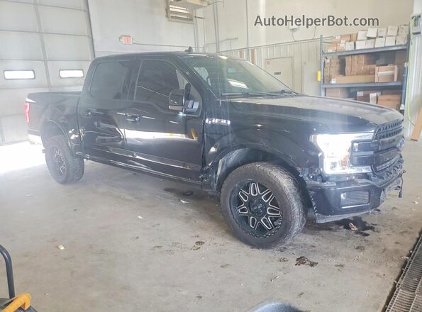 1FTEW1E4XKFC50366 2019 FORD F150 Black Передня права чверть