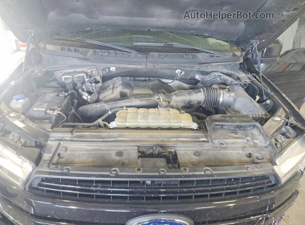 1FTEW1E4XKFC50366 2019 FORD F150 Black Вид задньої частини салону