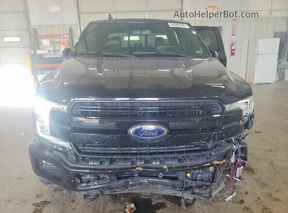 1FTEW1E4XKFC50366 2019 FORD F150 Black Вид спереду
