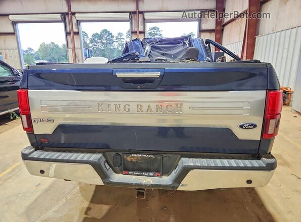 1FTEW1E4XLFA15371 2020 FORD F150 Blue უკანა ხედი