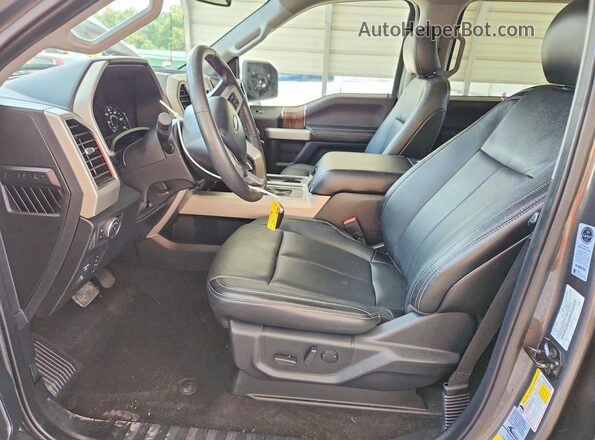 1FTEW1E4XLKD29822 2020 FORD F150 Gray Vista interior delantera