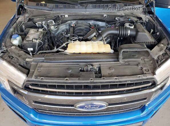 1FTEW1E50LKF39404 2020 FORD F150 Blue Vista interior trasera