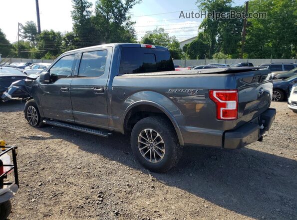 1FTEW1E52JFD22913 2018 FORD F150 Серый Задняя левая четверть
