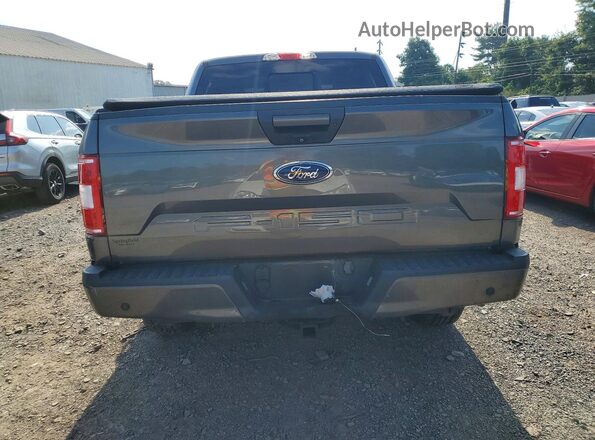 1FTEW1E52JFD22913 2018 FORD F150 Серый Вид сзади
