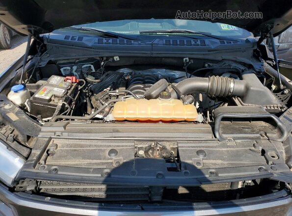1FTEW1E52JFD22913 2018 FORD F150 Серый Вид задней части салона